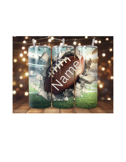 20oz Sports Themed Tumbler