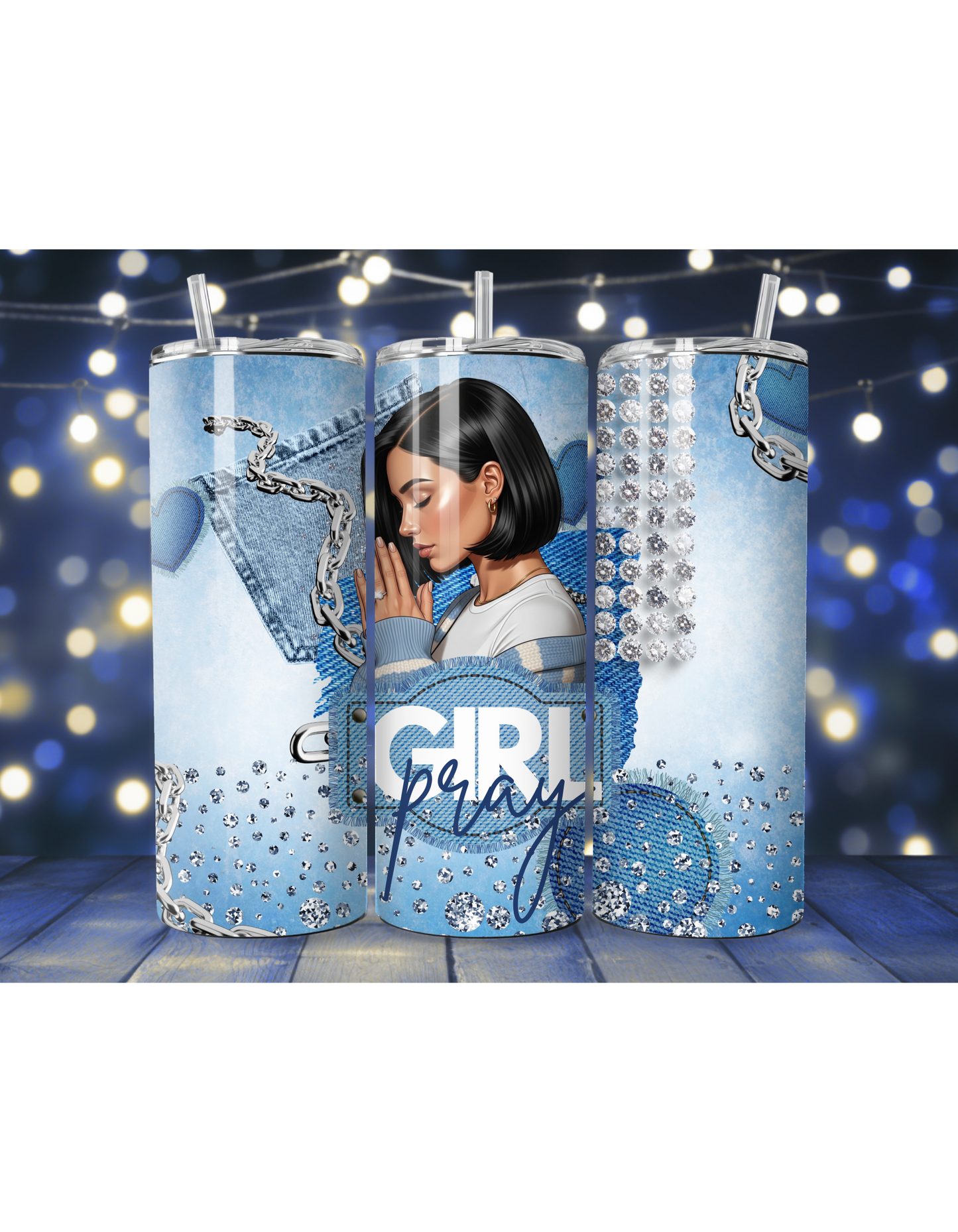 20oz Girl Pray Tumbler