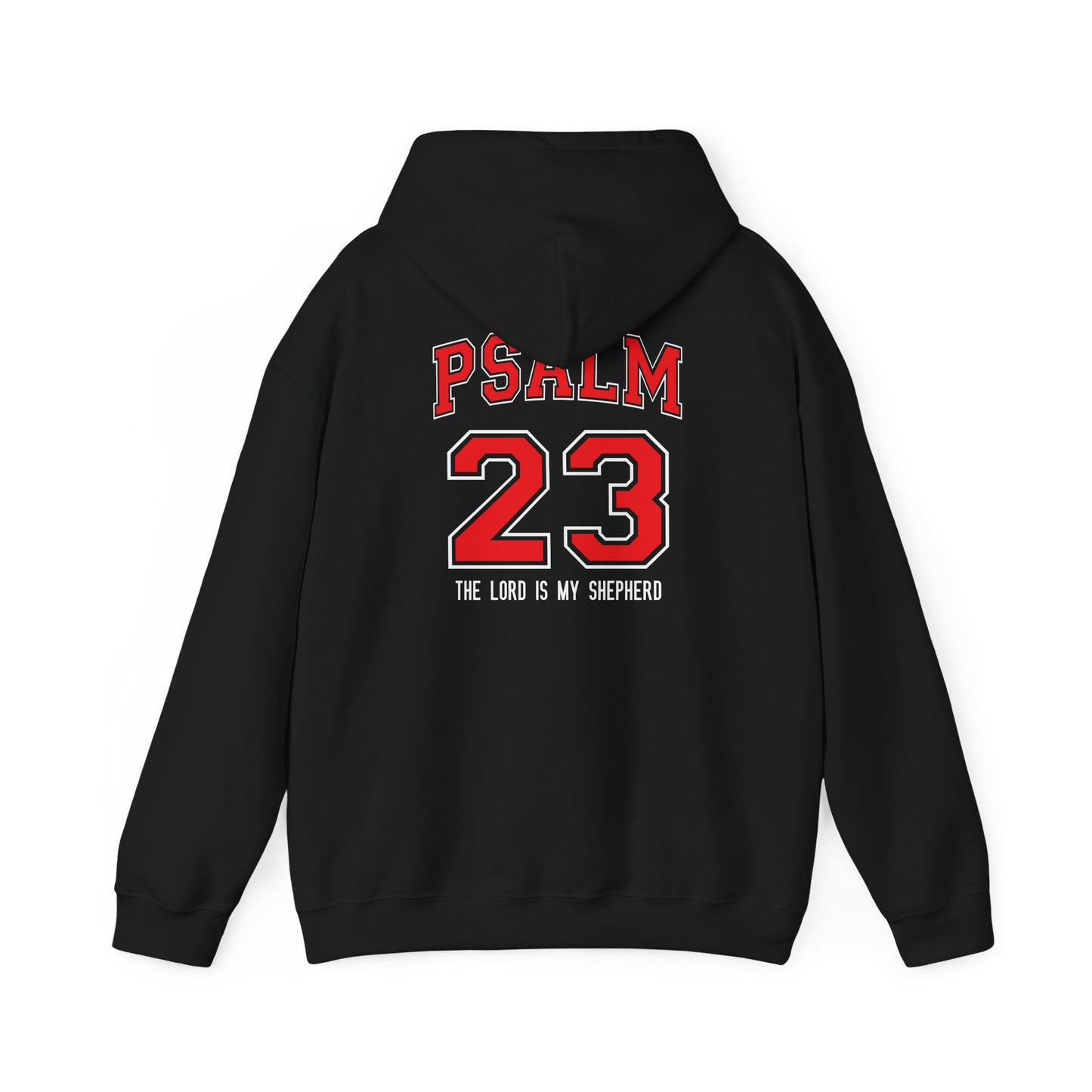 Psalm 23 Hoodie - "The Lord Is My Shepherd" Athletic Faith Pullover