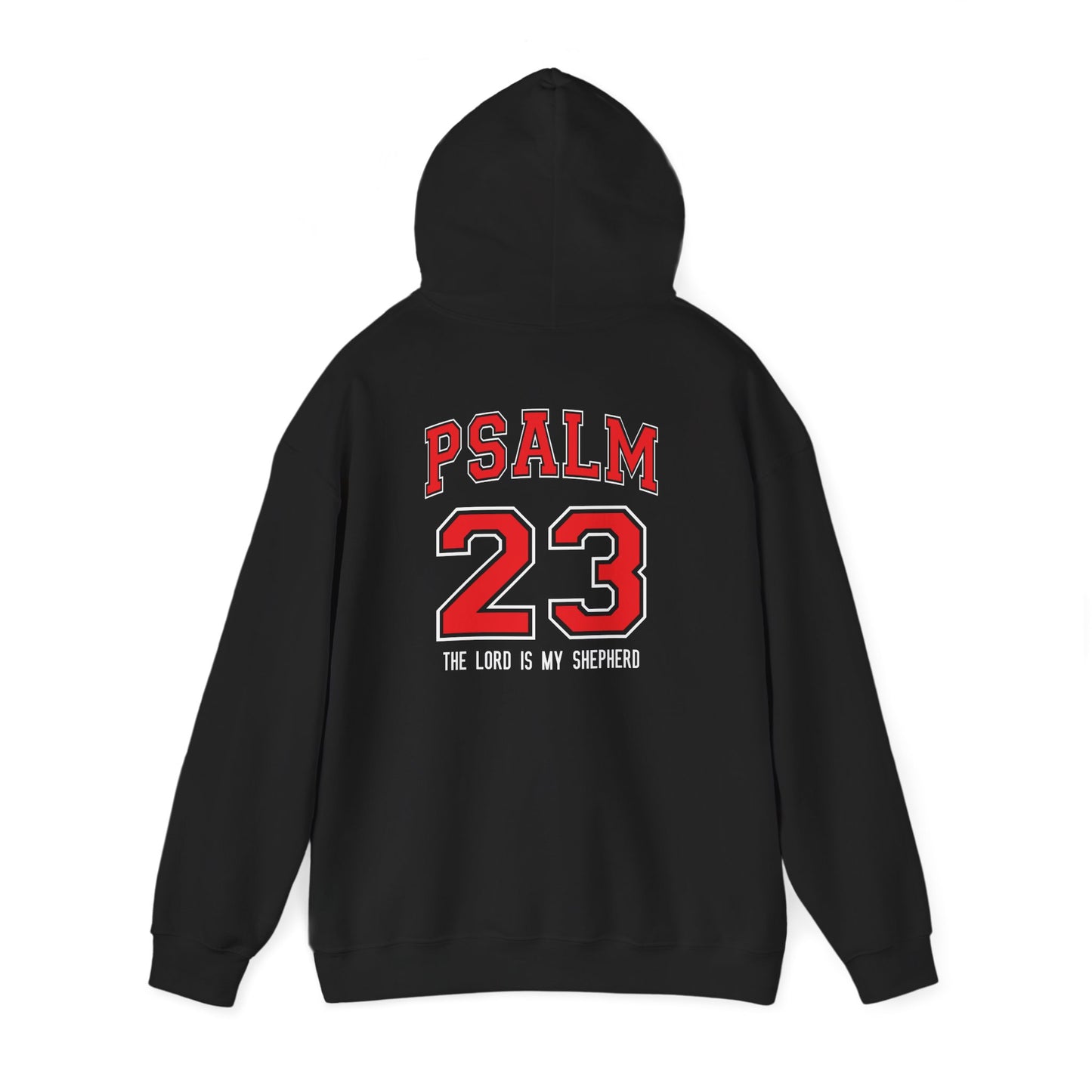 Psalm 23 Hoodie - "The Lord Is My Shepherd" Athletic Faith Pullover