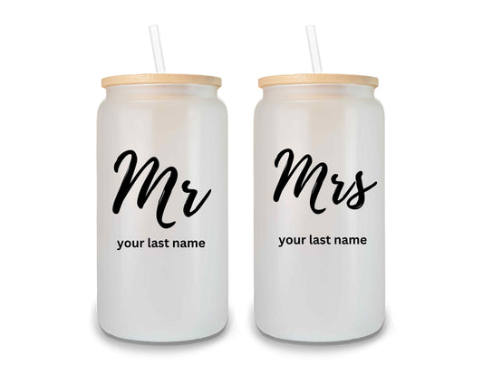 Mr and Mrs GlassCan Set