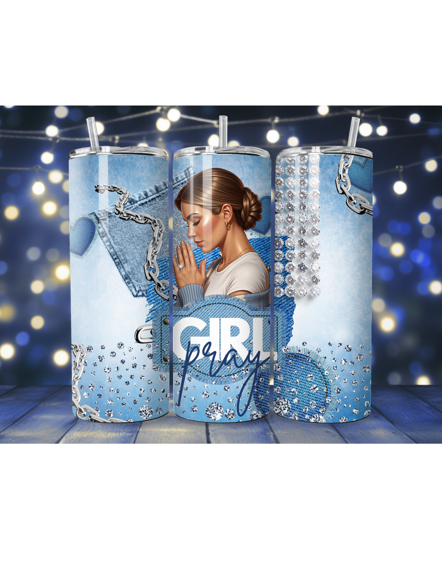 20oz Girl Pray Tumbler
