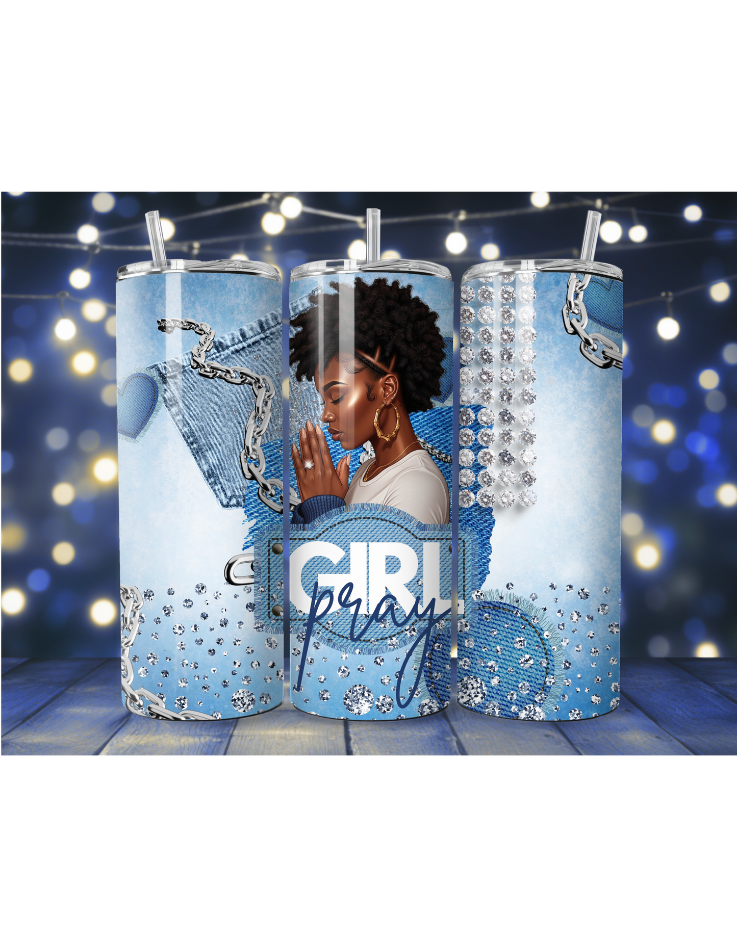 20oz Girl Pray Tumbler